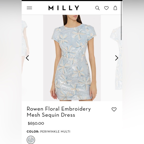 Rowen Floral Sequin Dress main image 1